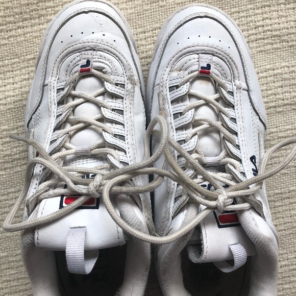 Fila Disruptor II Chunky White Dad Sneakers - Picture 4 of 8